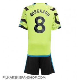 Koszulka piłkarska Arsenal Martin Odegaard #8 Strój wyjazdowy dla dzieci 2023-24 tanio Krótki Rękaw (+ Krótkie spodenki)